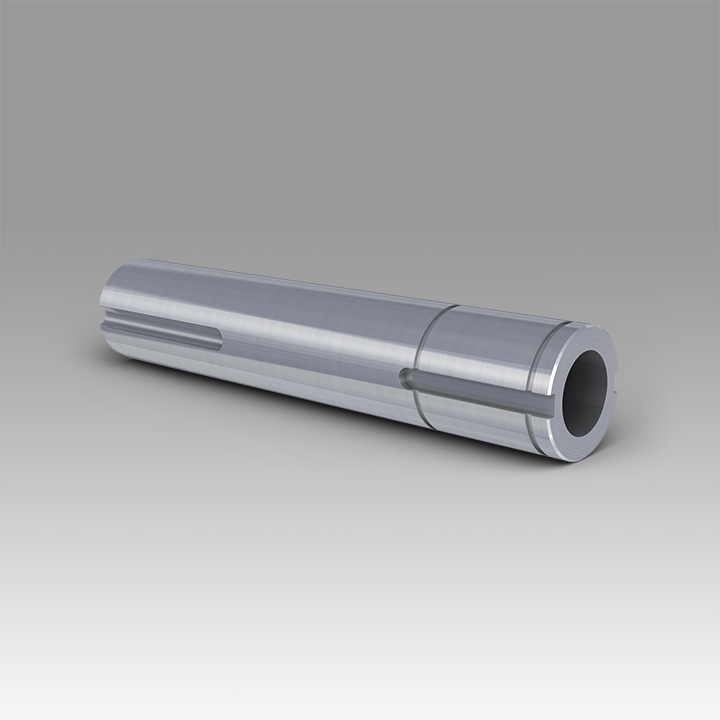 Micron precision machining - pivot base shaft - office seating